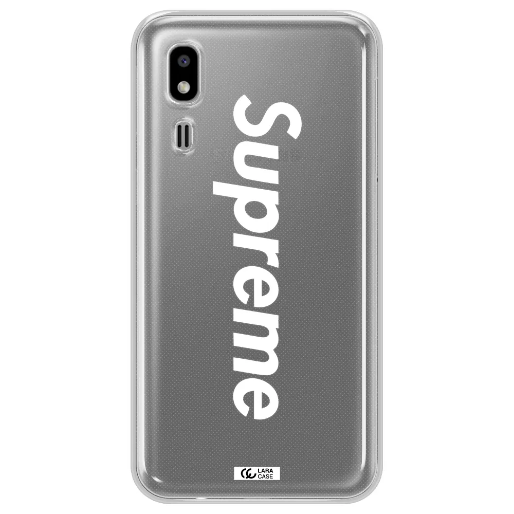 Supreme Vertical Samsung A2 Core Clear TPU Case