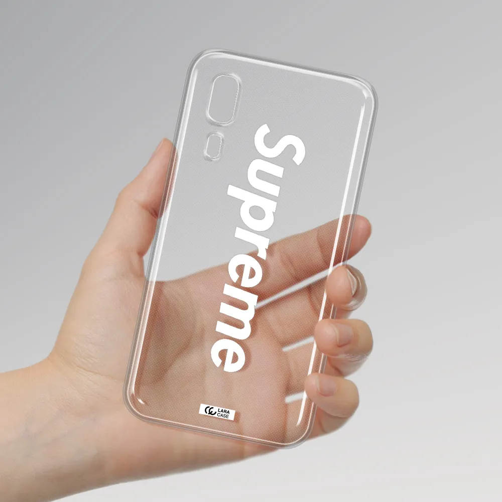 Supreme Vertical Samsung A2 Core Clear TPU Case