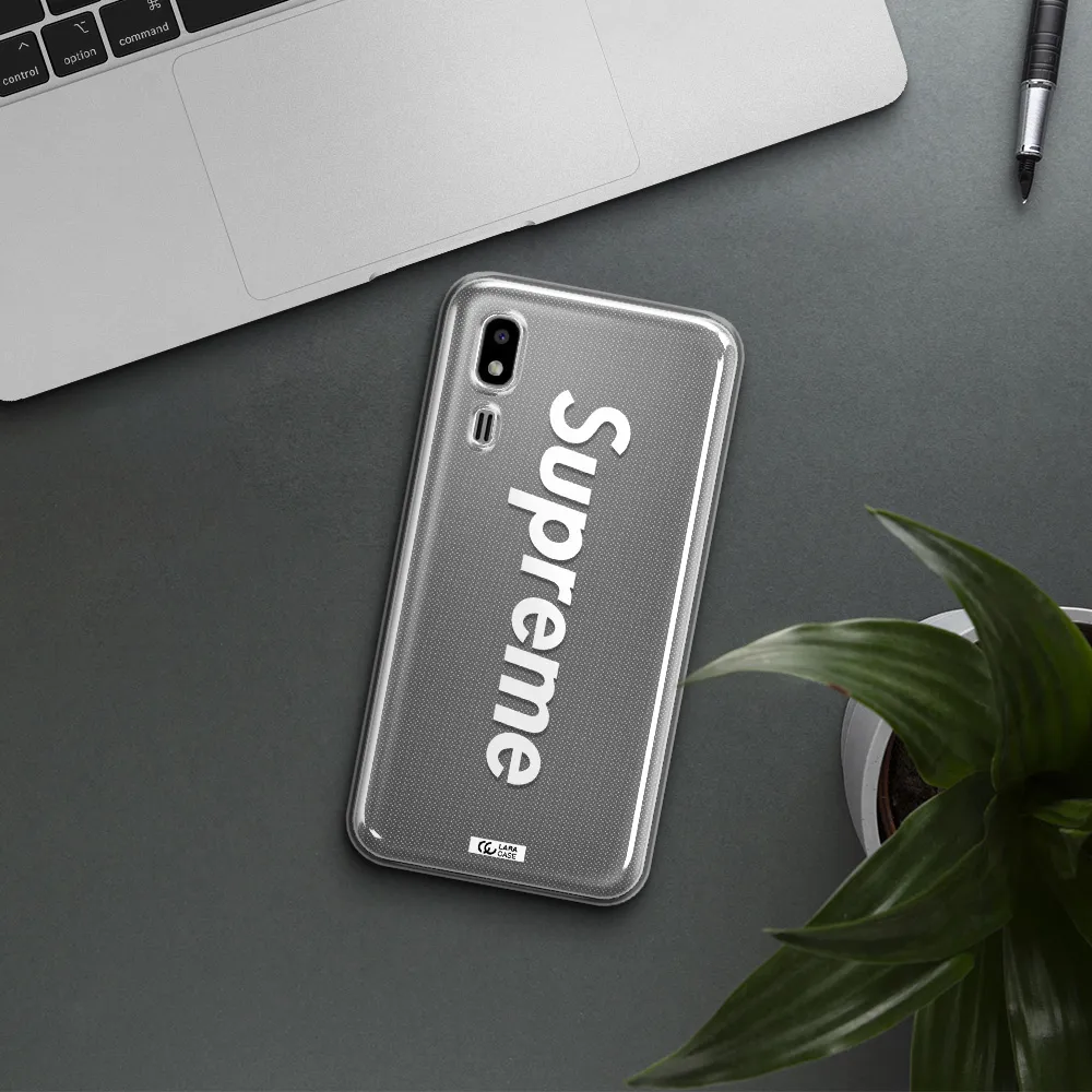 Supreme Vertical Samsung A2 Core Clear TPU Case