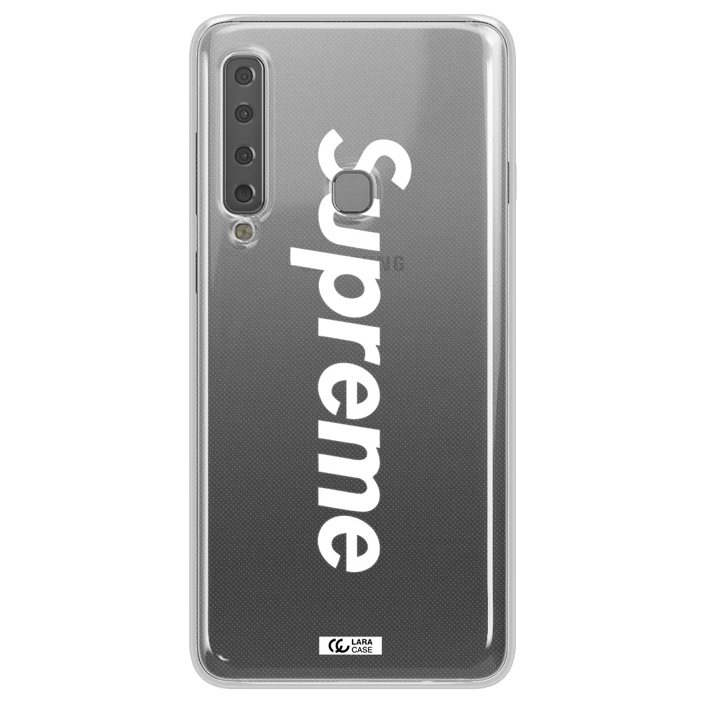 Supreme Vertical Samsung A9 2018 Clear TPU Case