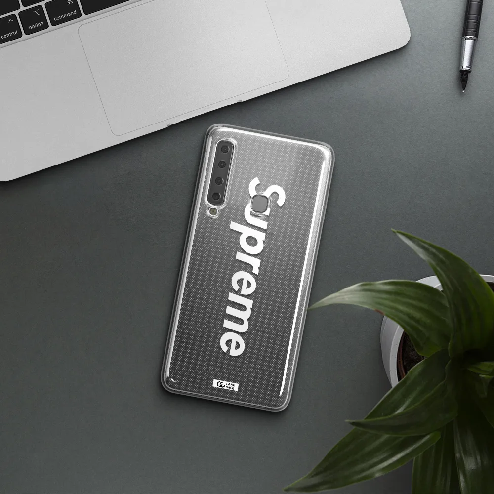 Supreme Vertical Samsung A9 2018 Clear TPU Case