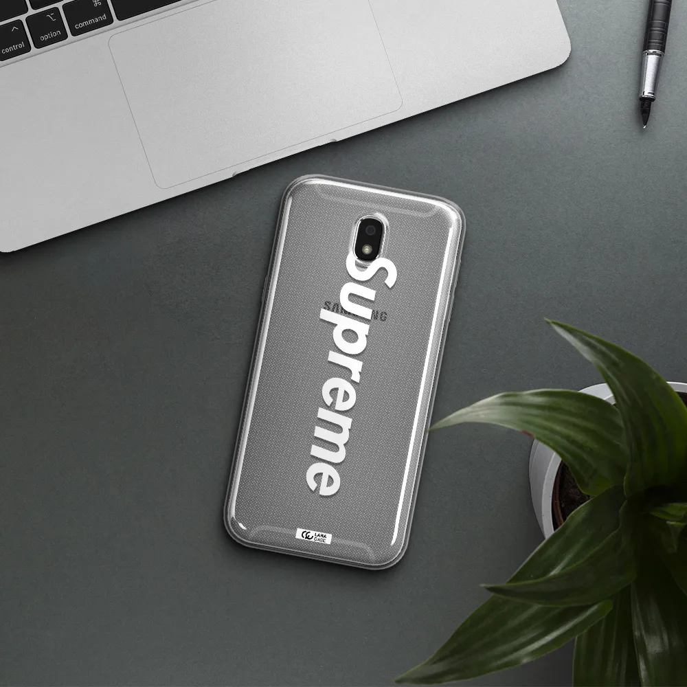 Supreme Vertical Samsung J5 2017 Clear TPU Case