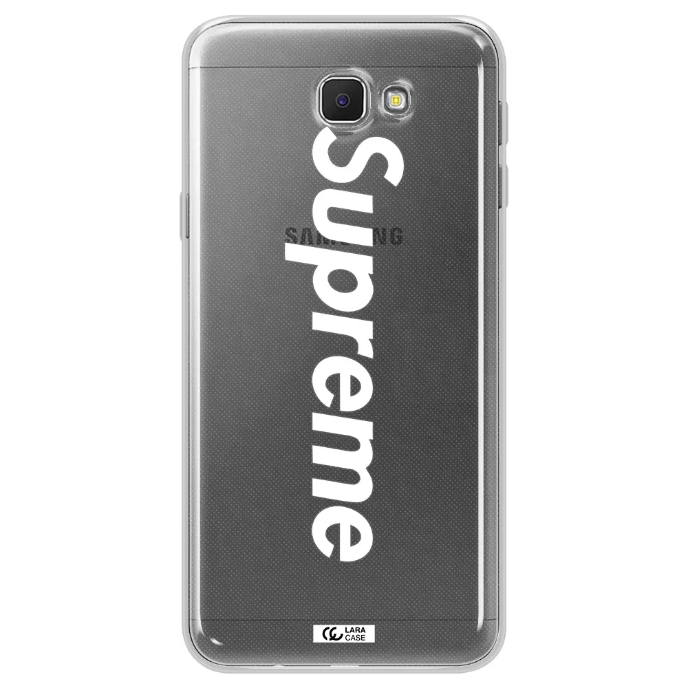 Supreme Vertical Samsung J5 Prime Clear TPU Case