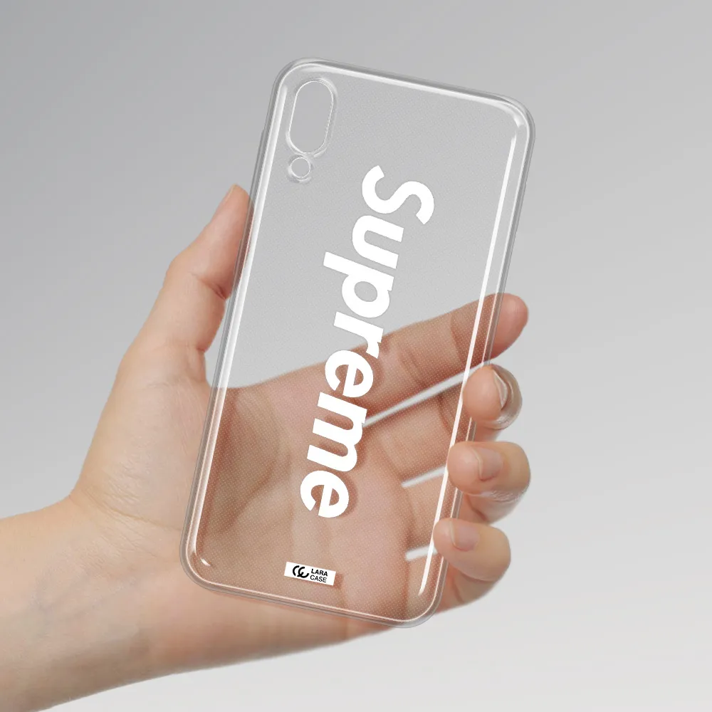 Supreme Vertical Samsung M10 Clear TPU Case