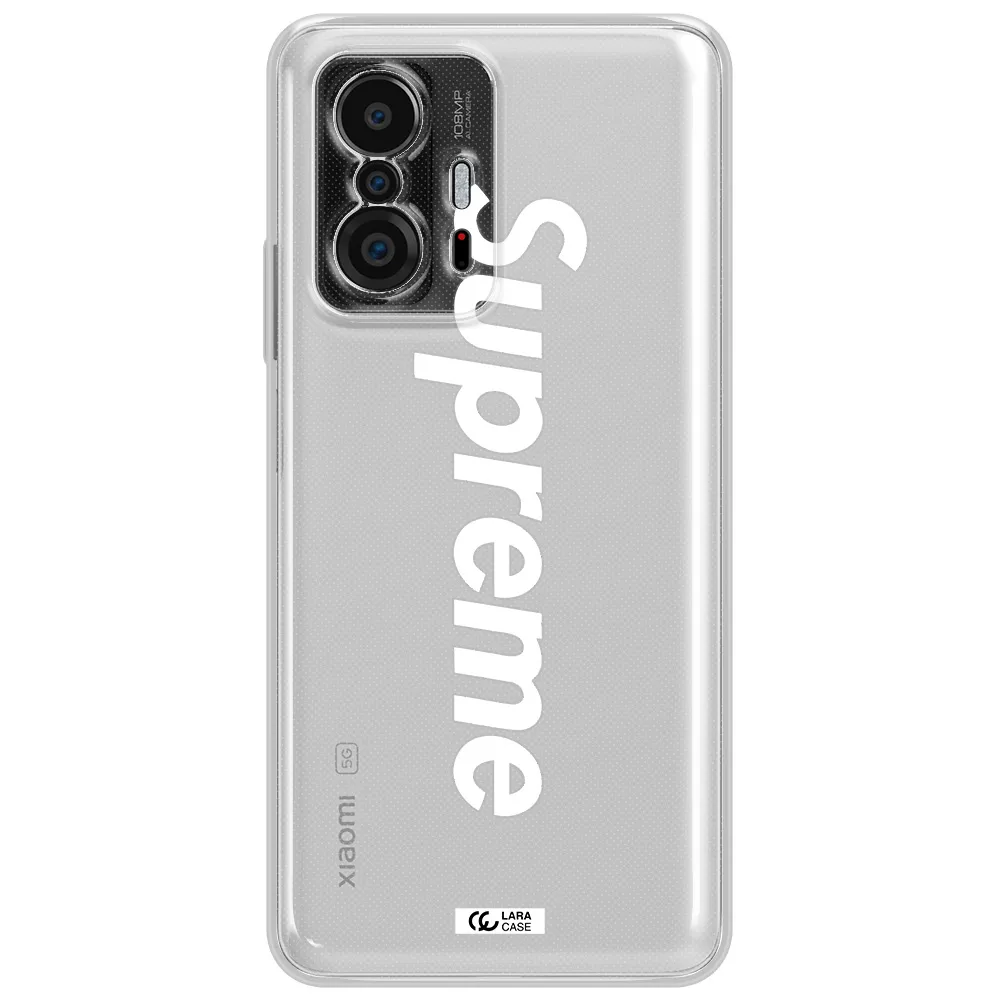 Supreme Vertical Xiaomi 11T Clear Tpu Case