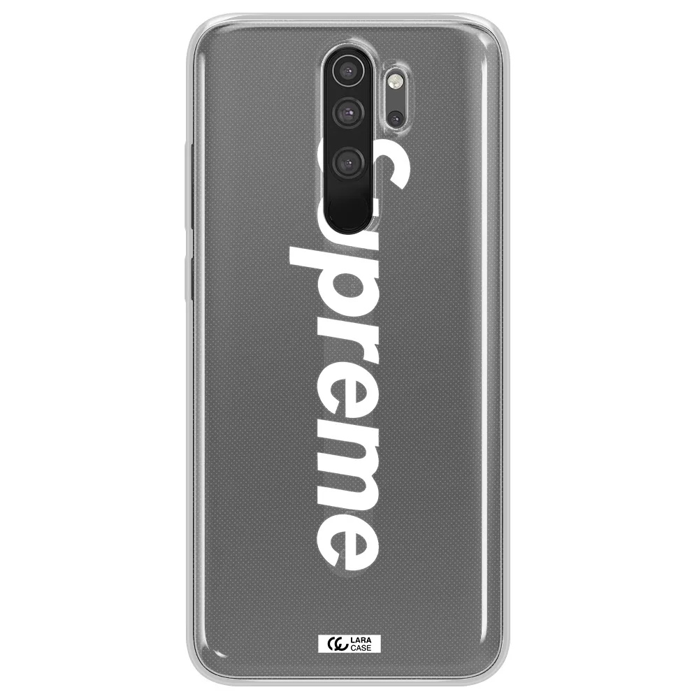 Supreme Vertical Xiaomi Note 8 Pro Clear TPU Case