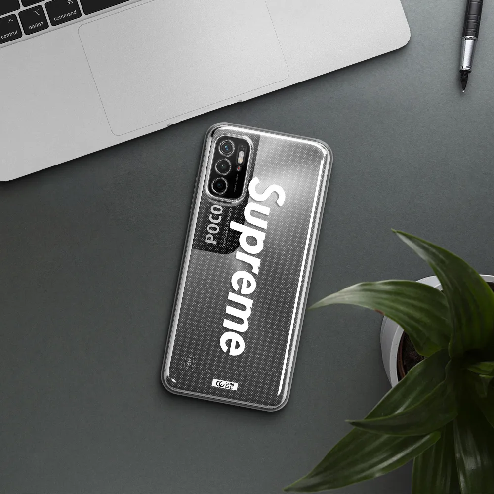 Supreme Vertical Xiaomi Poco M3 Pro Clear Tpu Case