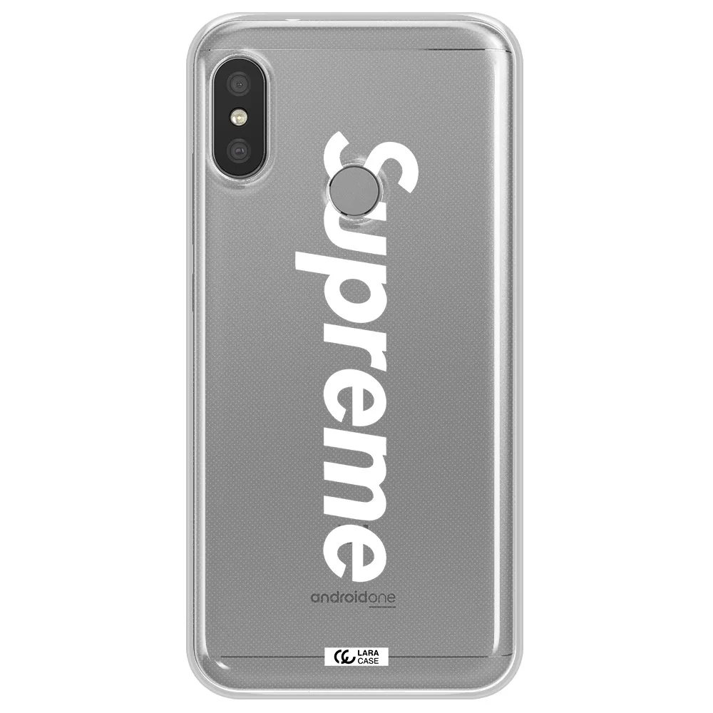 Supreme Vertical Xiaomi Redmi 6 Pro Clear TPU Case