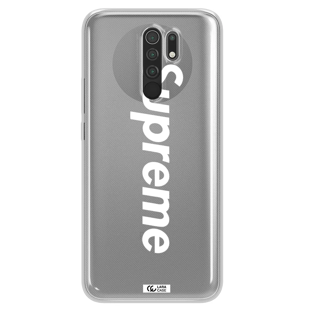 Supreme Vertical Xiaomi Redmi 9 Clear TPU Case