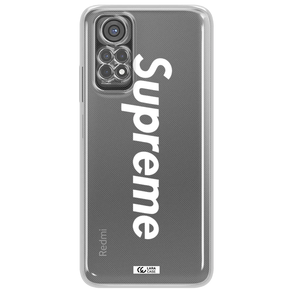 Supreme Vertical Xiaomi Redmi Note 11S Clear Tpu Case