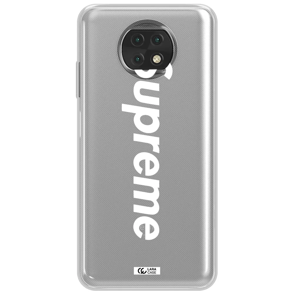 Supreme Vertical Xiaomi Redmi Note 9T Clear Tpu Case