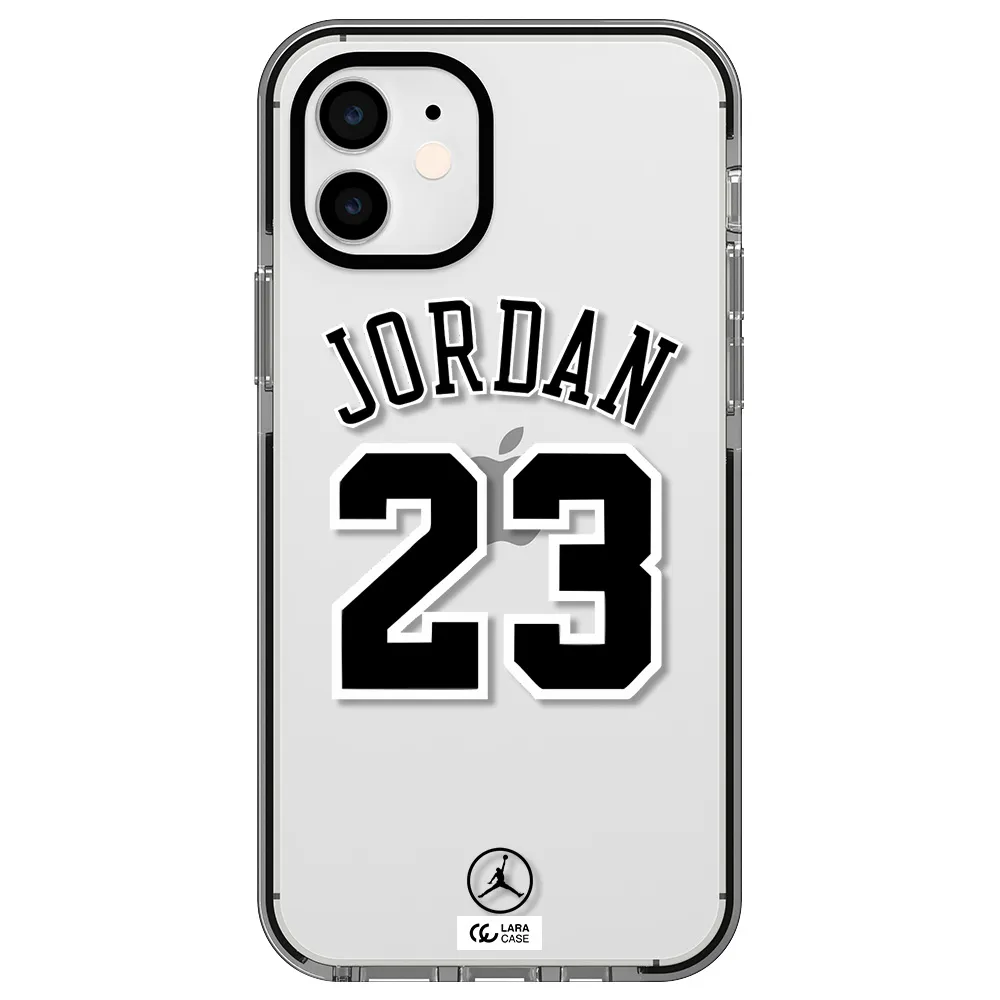 Twenty Three Jordan Apple iPhone 11 impact black border Case