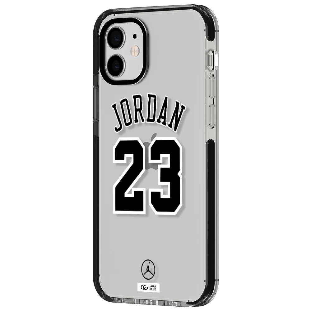 Twenty Three Jordan Apple iPhone 11 impact black border Case