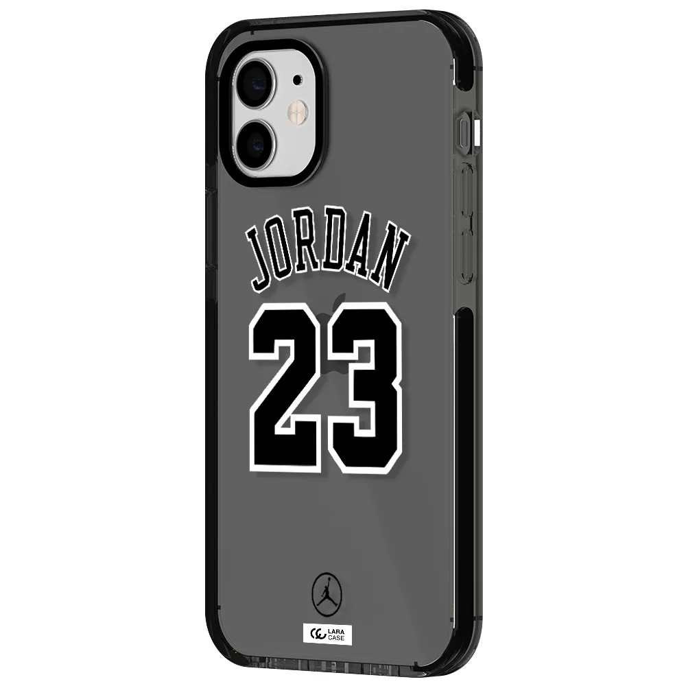 Twenty Three Jordan Apple iPhone 11 impact Smoke Black Case