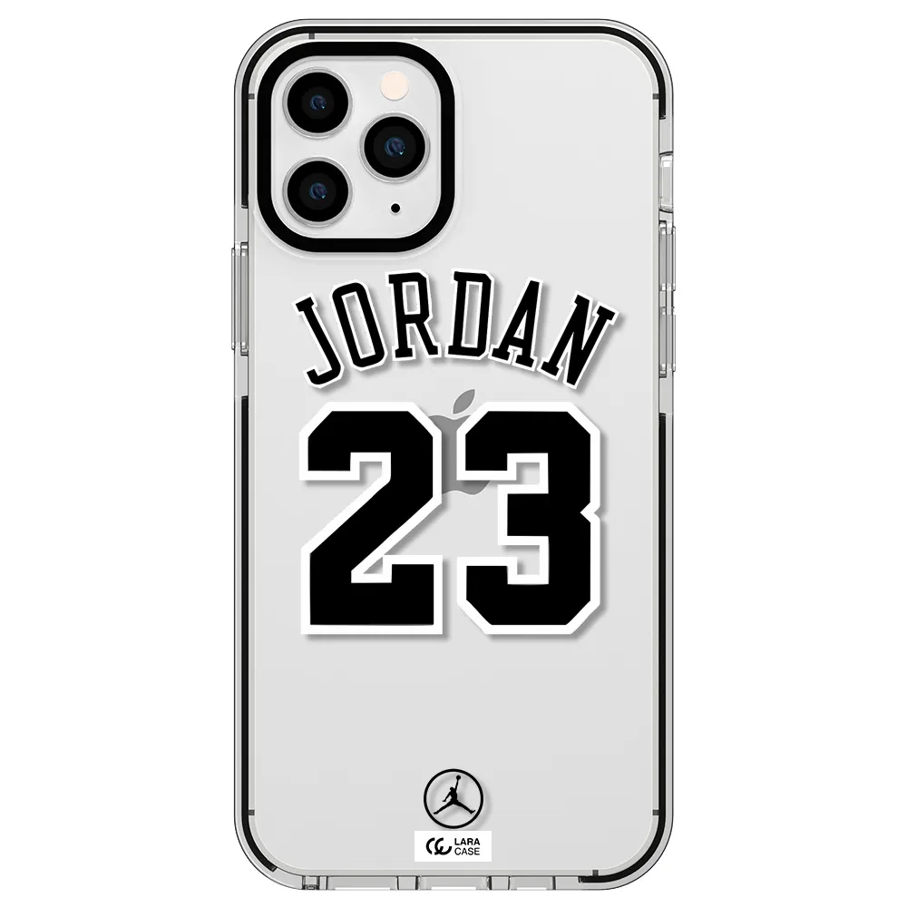 Twenty Three Jordan Apple iPhone 11 pro max impact black border Case