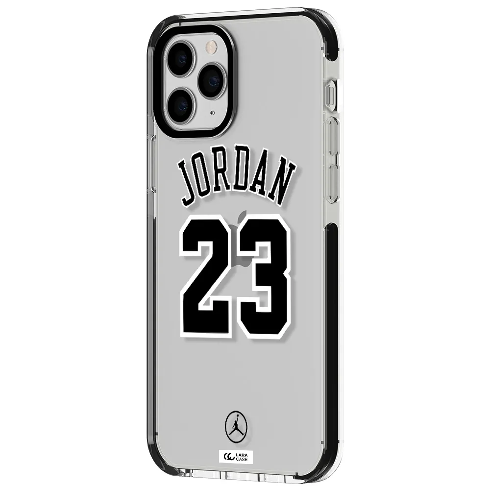 Twenty Three Jordan Apple iPhone 11 pro max impact black border Case