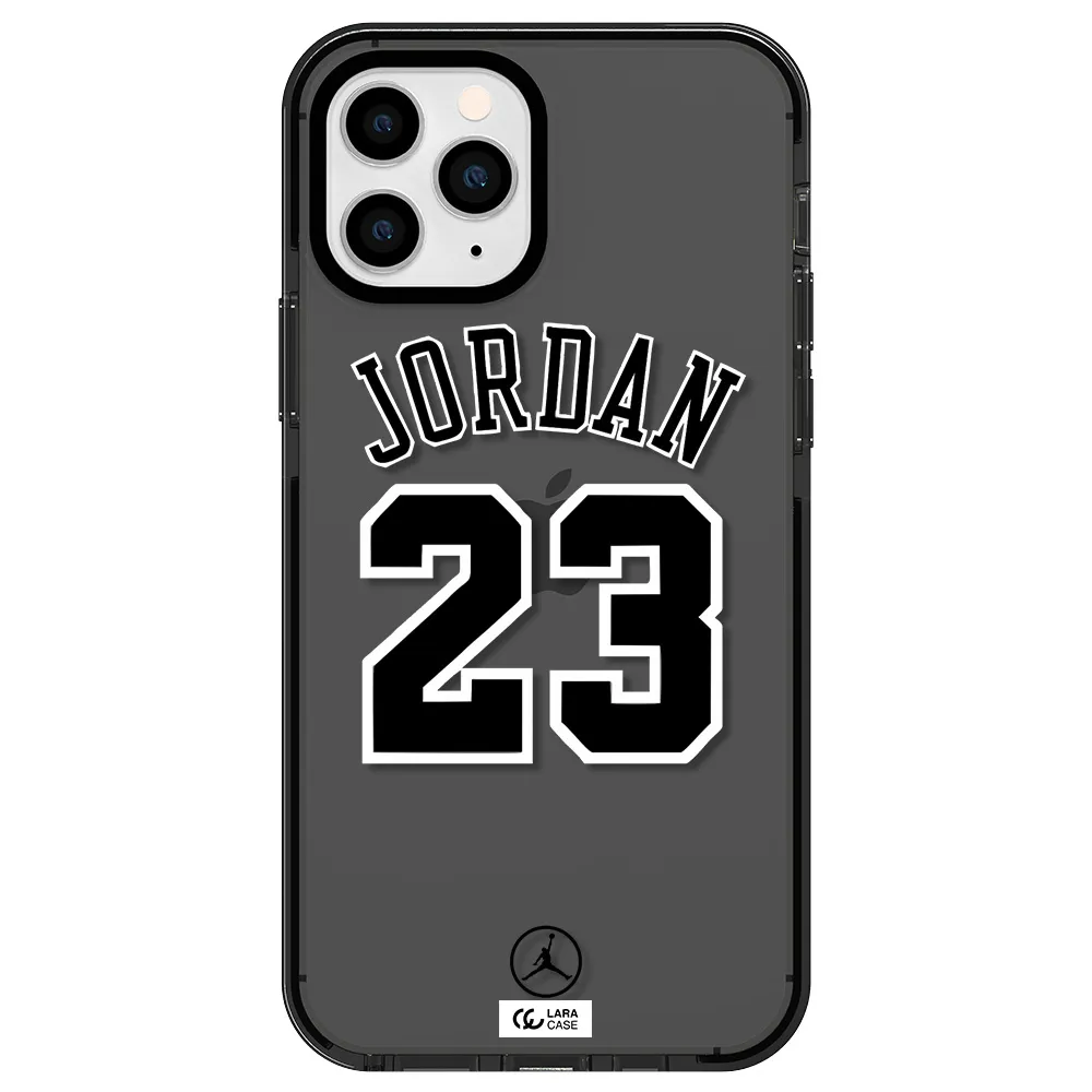 Twenty Three Jordan Apple iPhone 11 pro max impact Smoke Black Case