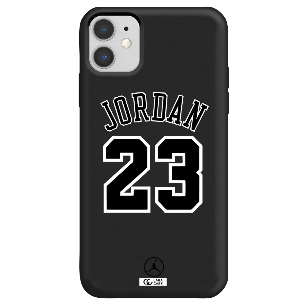 Twenty Three Jordan Apple iPhone 11 Silicone black Case