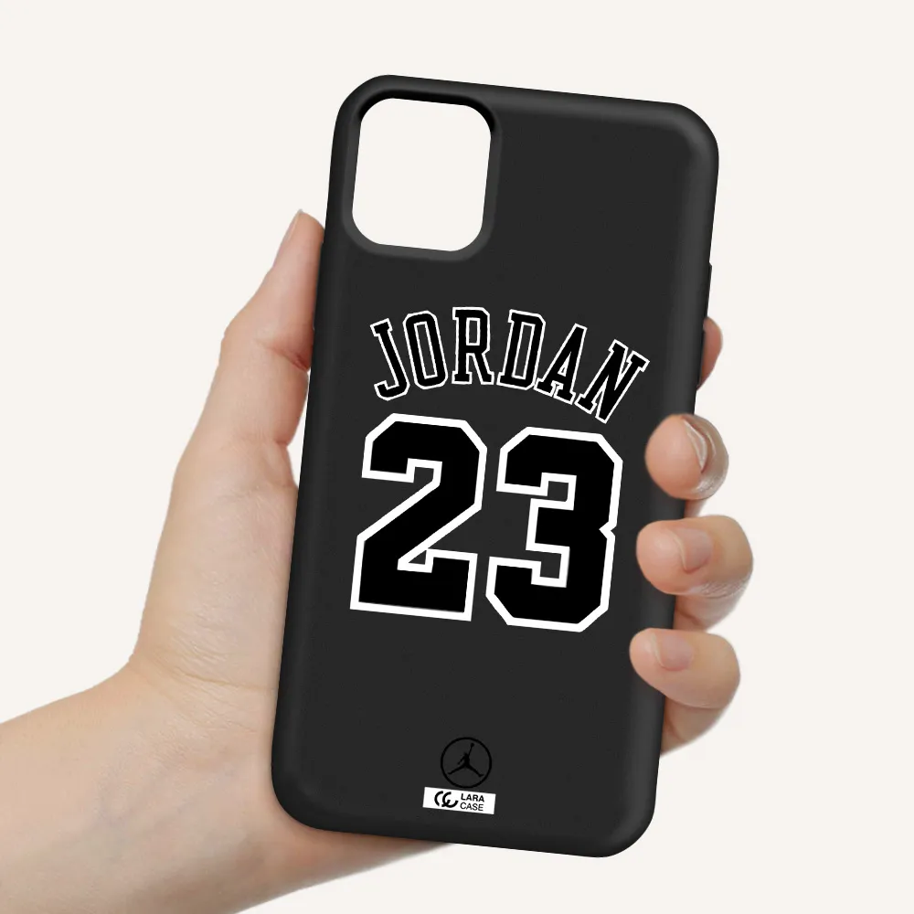 Twenty Three Jordan Apple iPhone 11 Silicone black Case