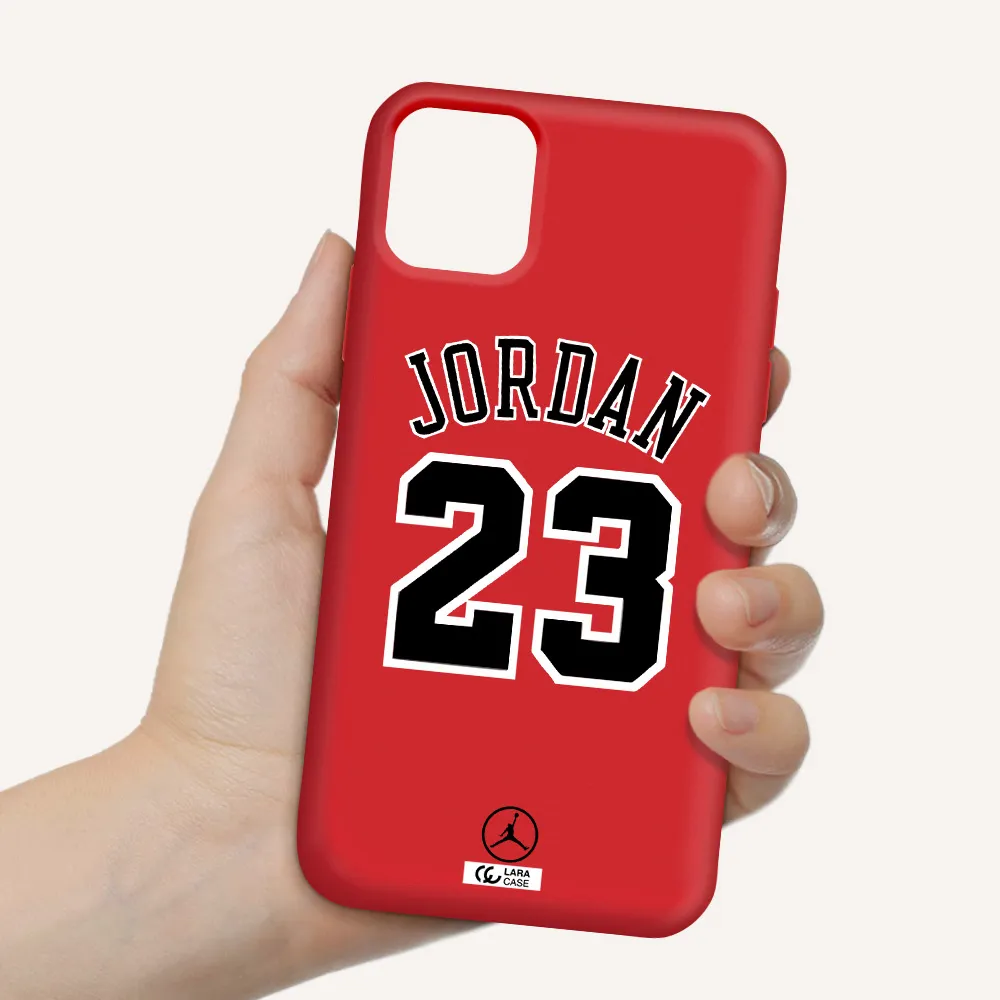 Twenty Three Jordan Apple iPhone 11 Silicone Imperial Red Case