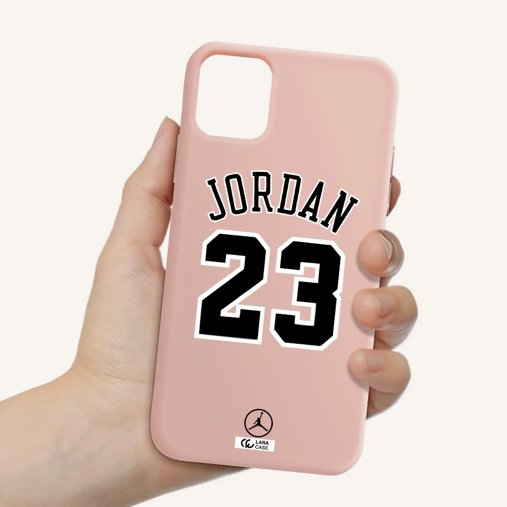 Twenty Three Jordan Apple iPhone 11 Silicone pastel pink Case