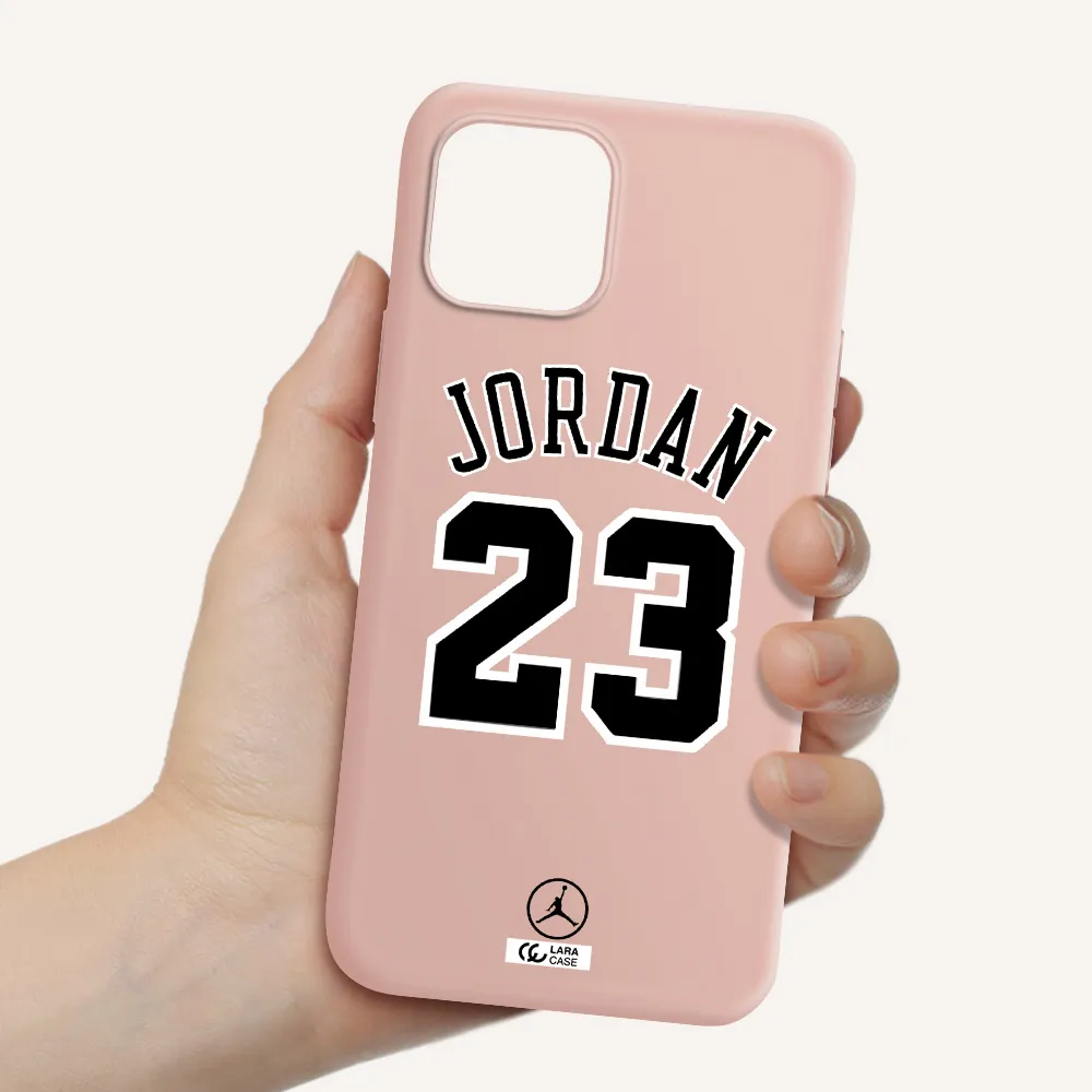 Twenty Three Jordan Apple iPhone 12 mini Silicone pastel pink Case