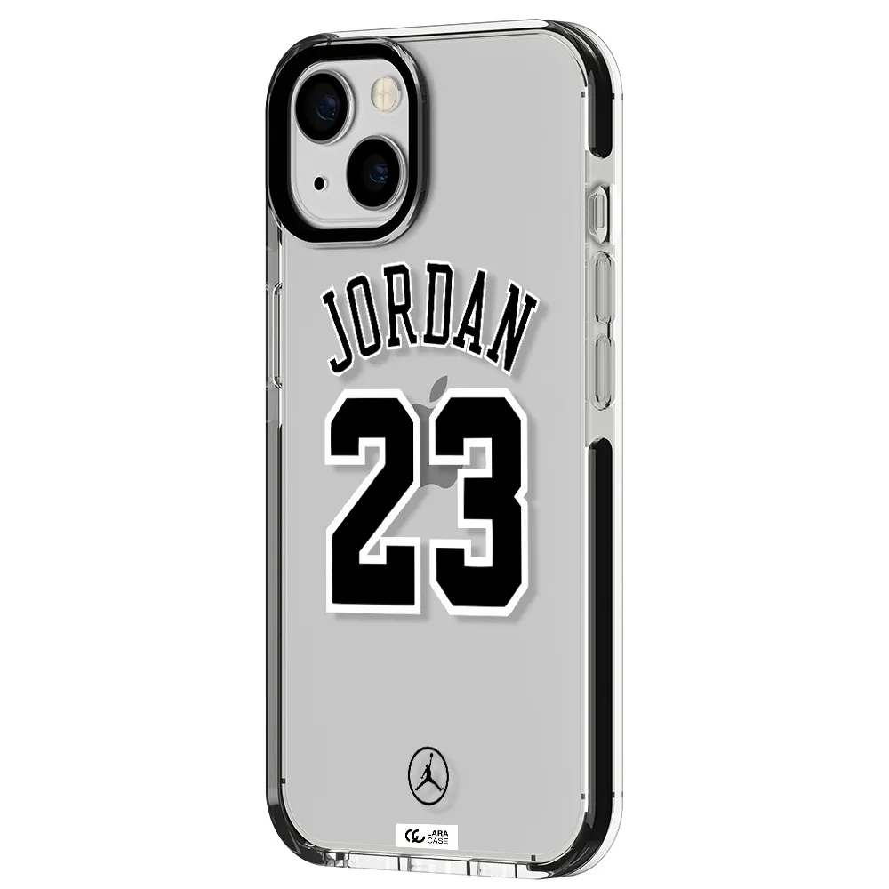 Twenty Three Jordan Apple iPhone 13 impact black border Case