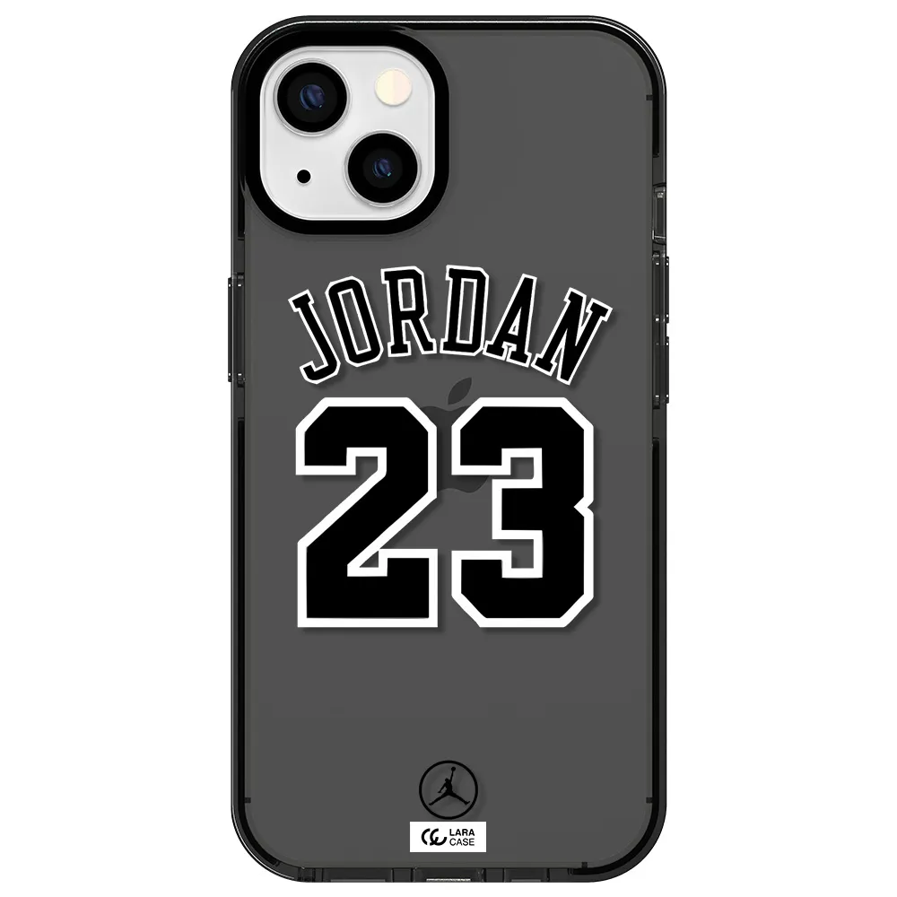 Twenty Three Jordan Apple iPhone 13 impact Smoke Black Case