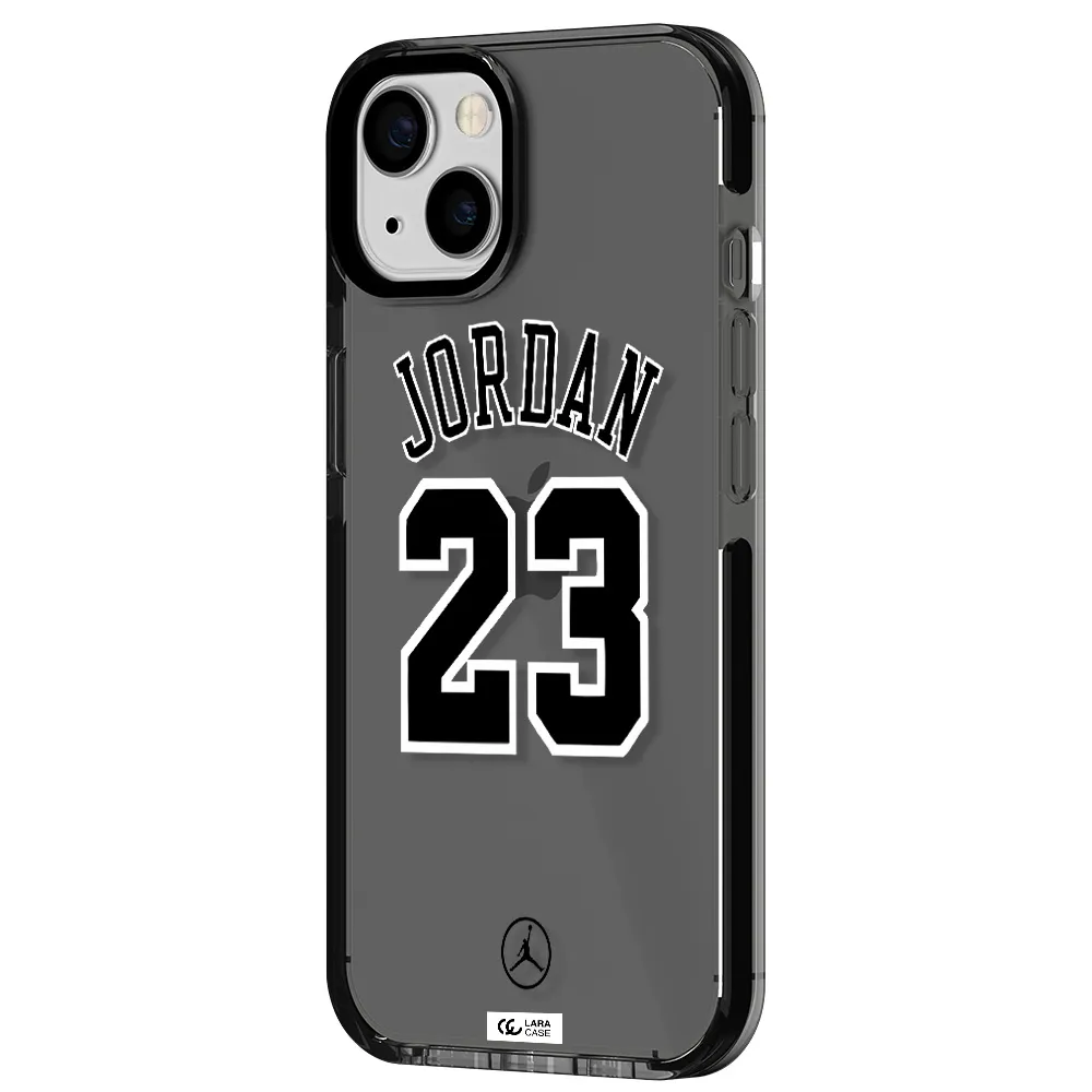 Twenty Three Jordan Apple iPhone 13 impact Smoke Black Case