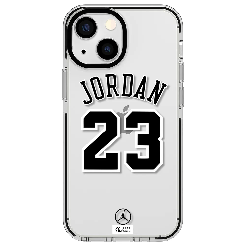 Twenty Three Jordan Apple iPhone 13 mini impact black border Case
