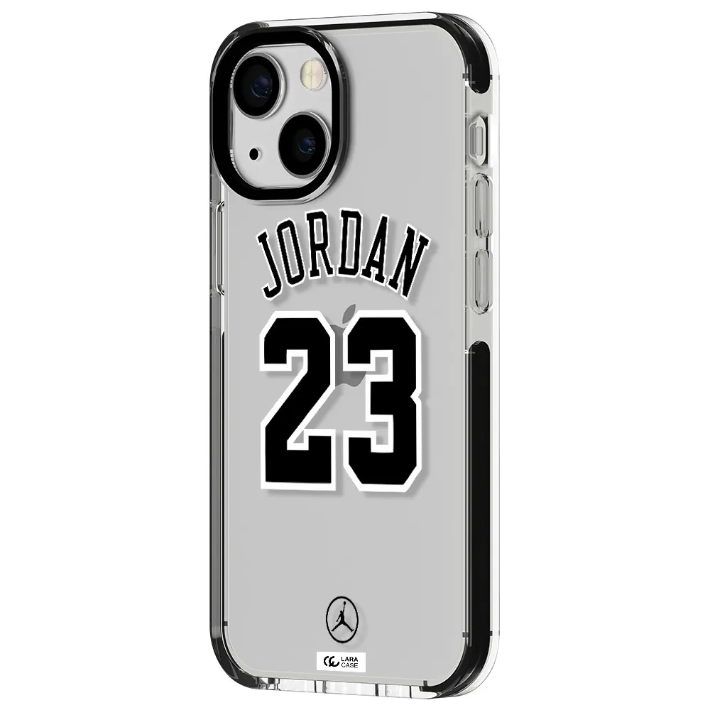 Twenty Three Jordan Apple iPhone 13 mini impact black border Case