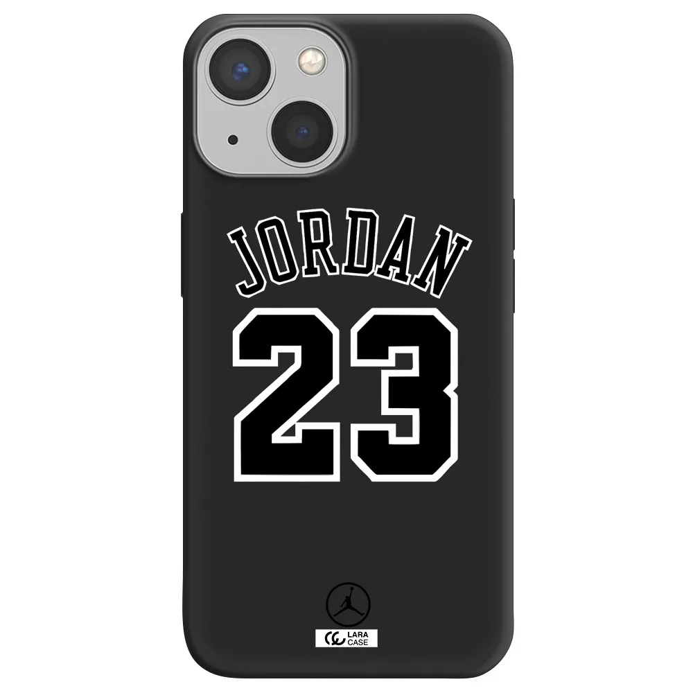 Twenty Three Jordan Apple iPhone 13 mini Silicone black Case