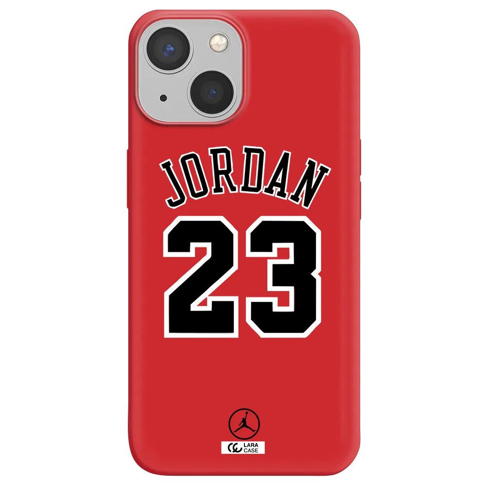 Twenty Three Jordan Apple iPhone 13 mini Silicone Imperial Red Case