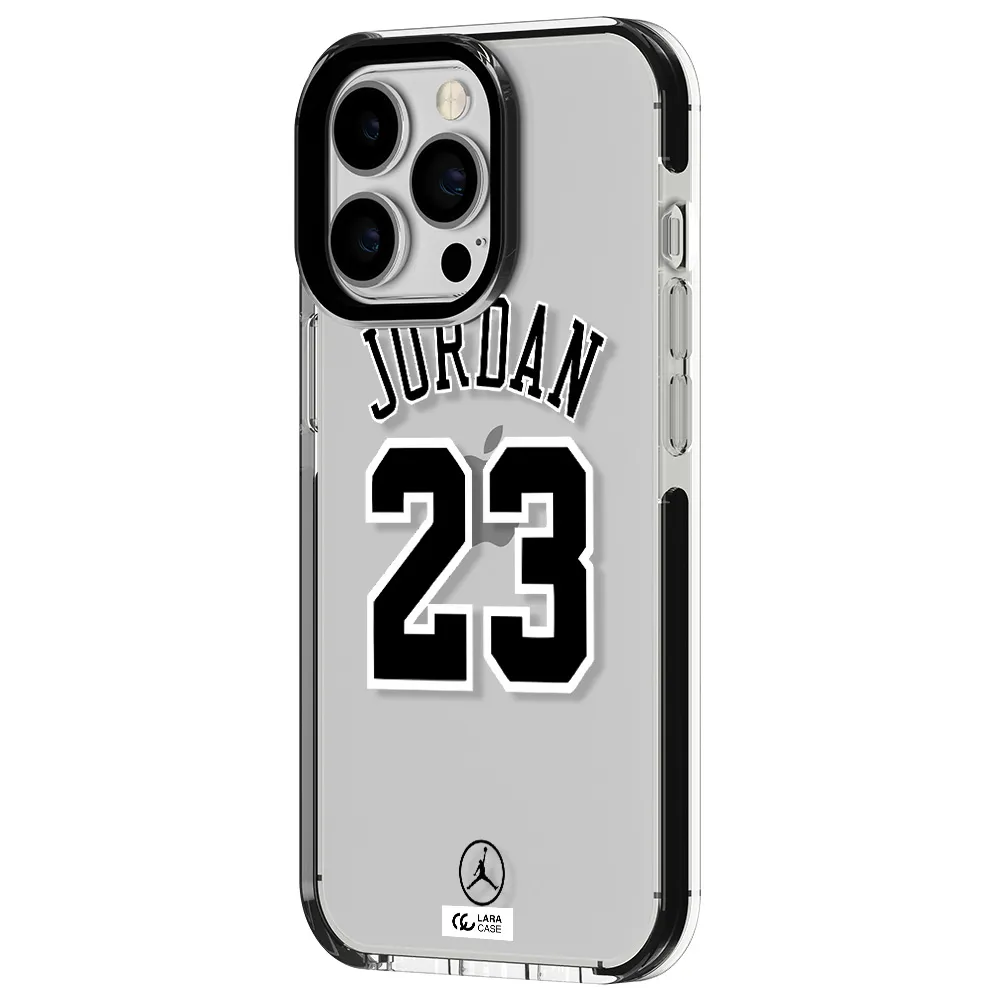 Twenty Three Jordan Apple iPhone 13 Pro impact black border Case