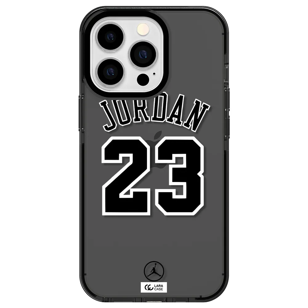 Twenty Three Jordan Apple iPhone 13 Pro impact Smoke Black Case