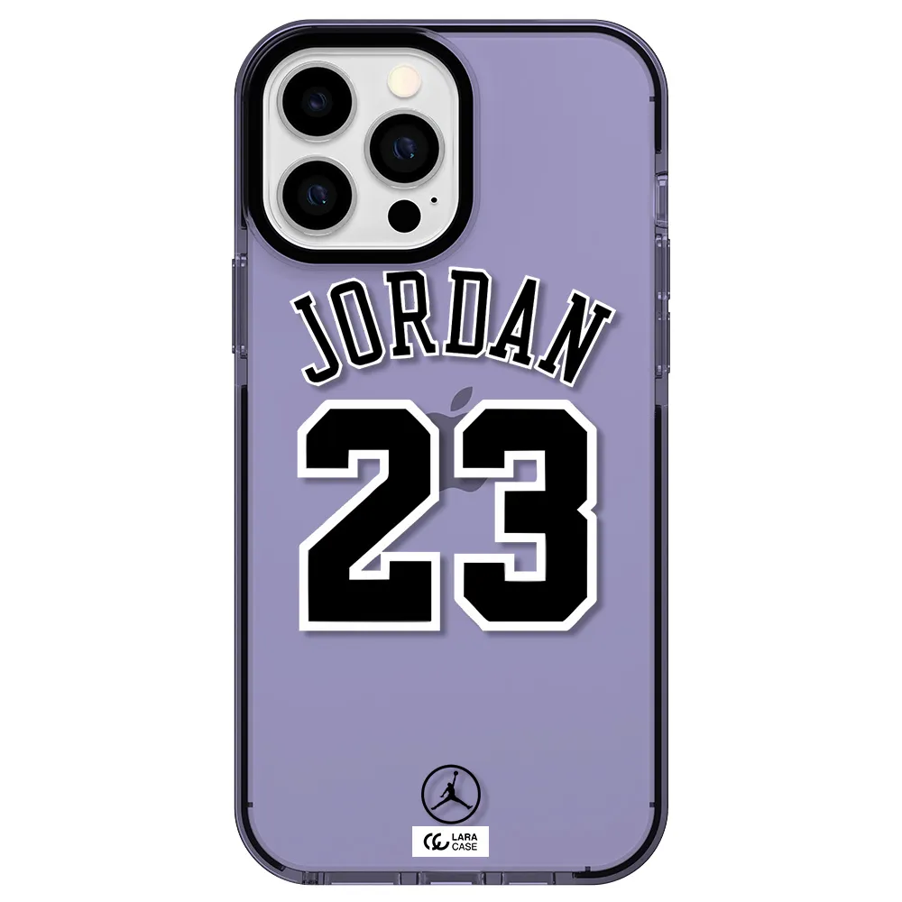 Twenty Three Jordan Apple iPhone 13 Pro Max impact Lilac Case