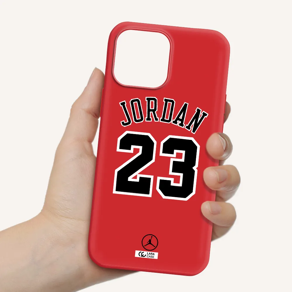 Twenty Three Jordan Apple iPhone 13 Pro Max Silicone Imperial Red Case