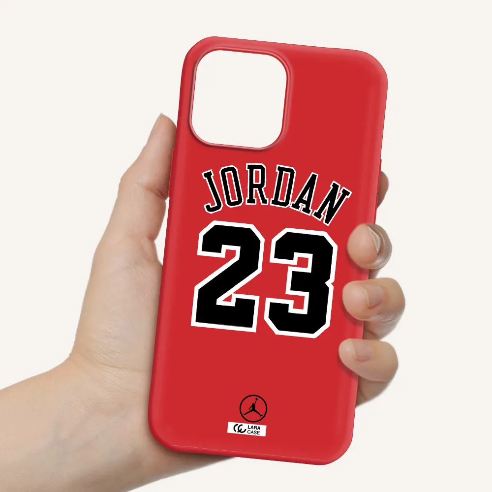 Twenty Three Jordan Apple iPhone 13 Pro Silicone Imperial Red Case