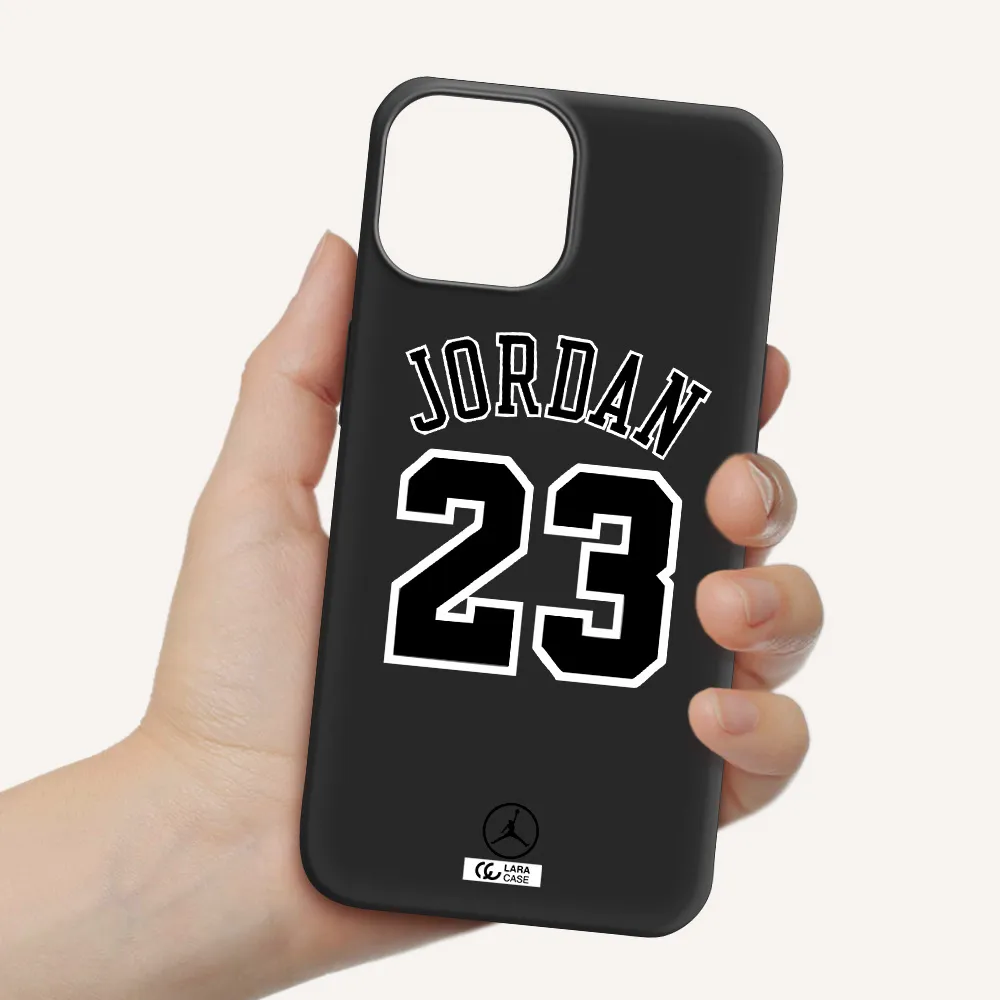 Twenty Three Jordan Apple iPhone 13 Silicone black Case