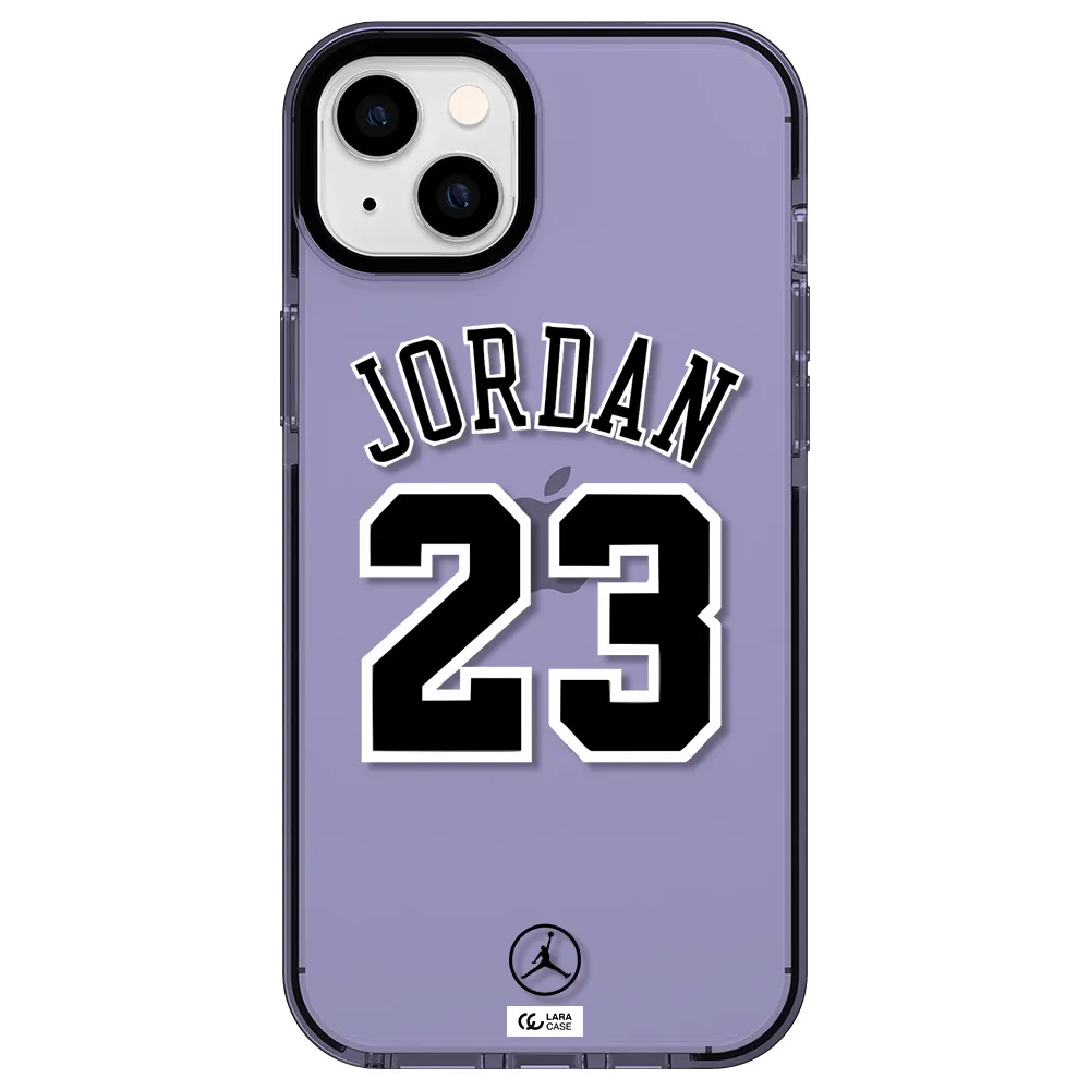 Twenty Three Jordan Apple iPhone 14 plus impact Lilac Case