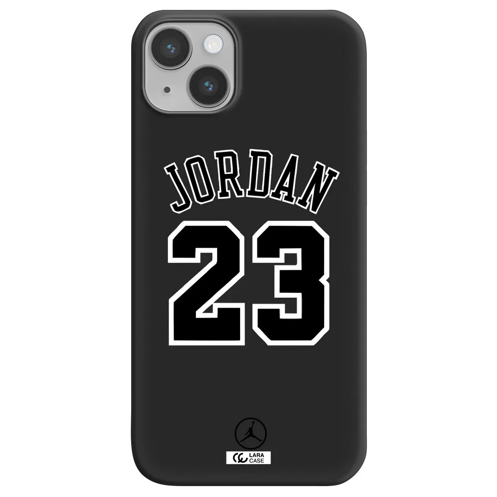 Twenty Three Jordan Apple iPhone 14 plus Silicone black Case
