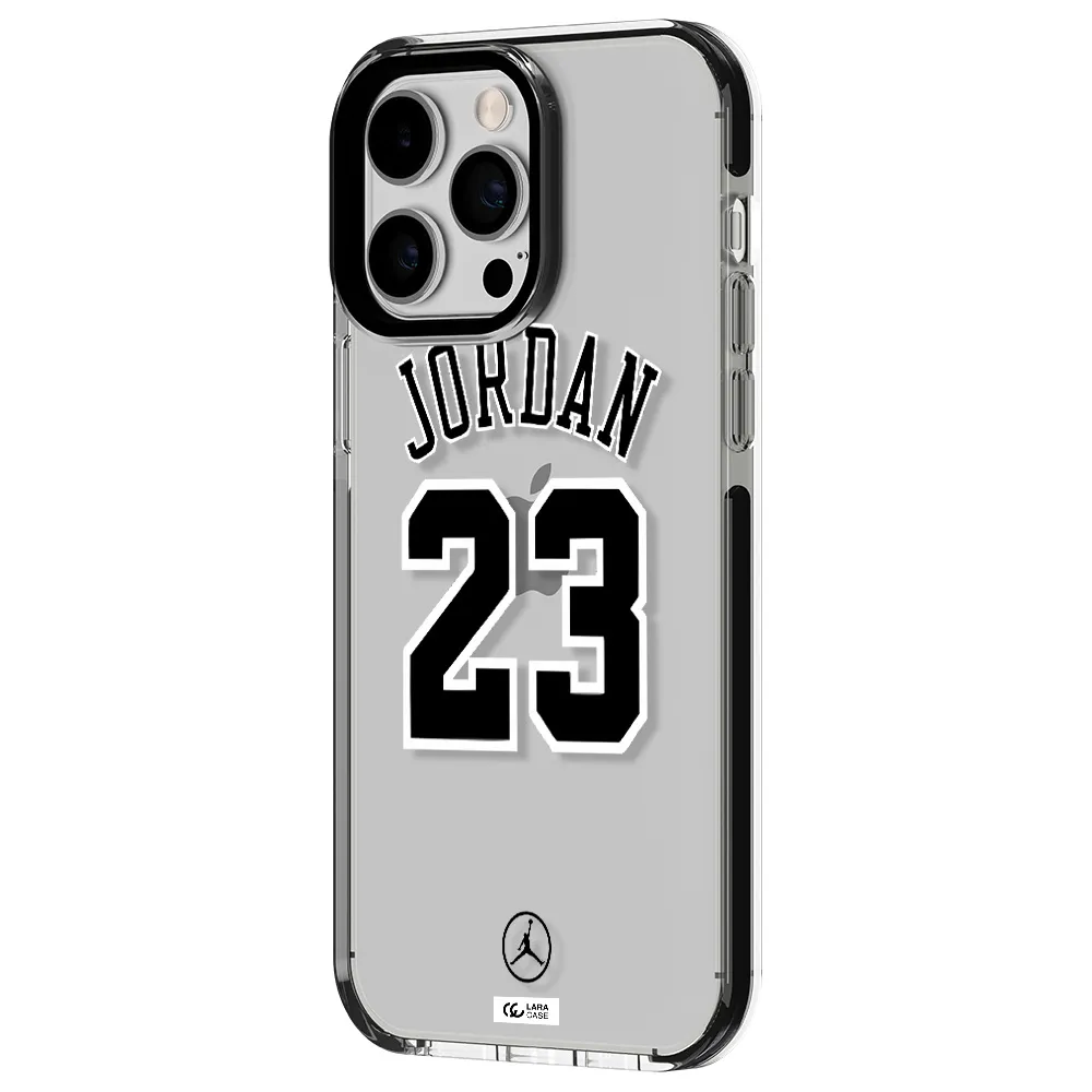 Twenty Three Jordan Apple iPhone 14 pro max impact black border Case