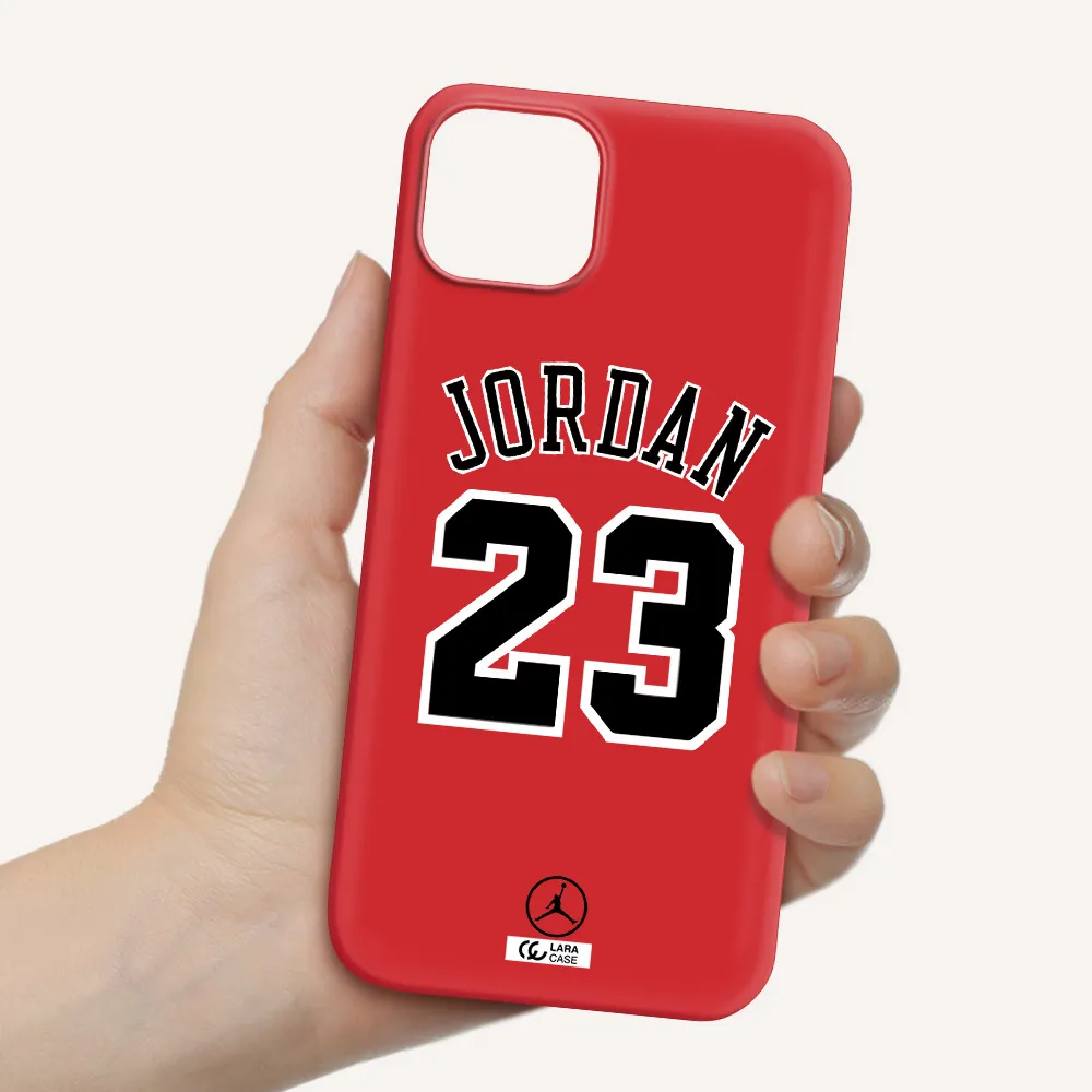 Twenty Three Jordan Apple iPhone 14 Silicone Imperial Red Case