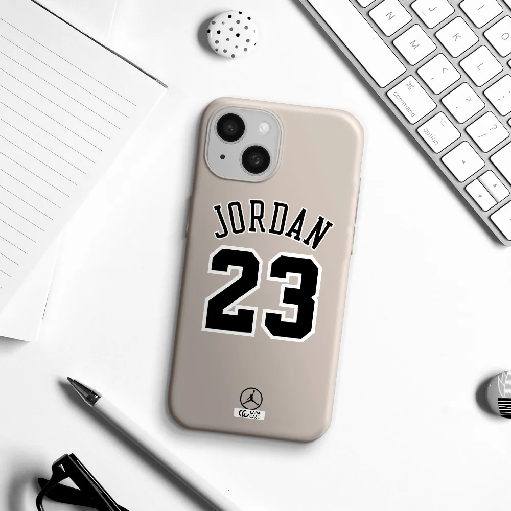 Twenty Three Jordan Apple iPhone 15 Silicone Stone Case