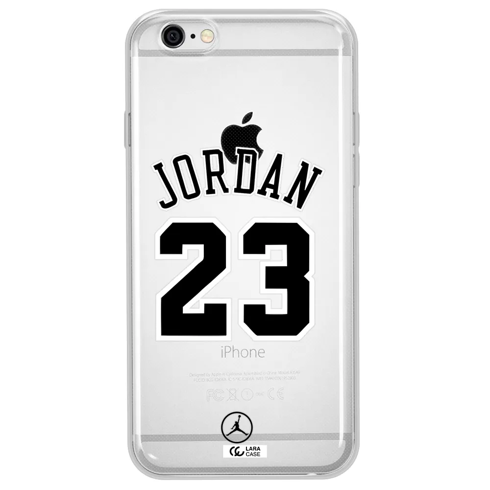 Twenty Three Jordan Apple iPhone 6 Clear TPU Case