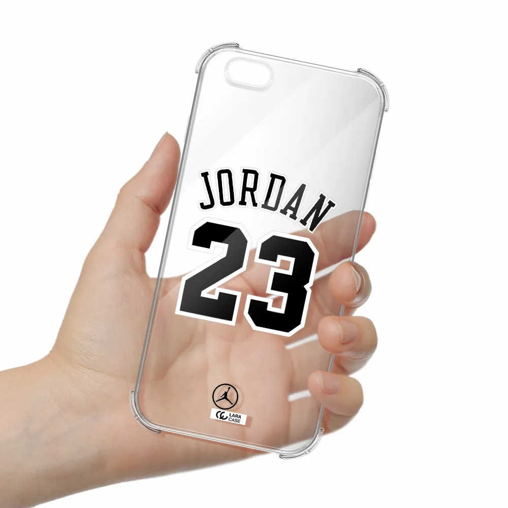 Twenty Three Jordan Apple iPhone 6 plus Clear PC Case
