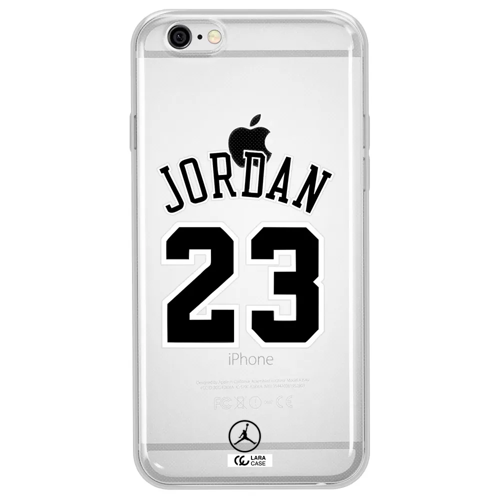 Twenty Three Jordan Apple iPhone 6 plus Clear TPU Case