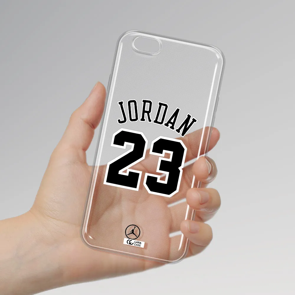 Twenty Three Jordan Apple iPhone 6 plus Clear TPU Case