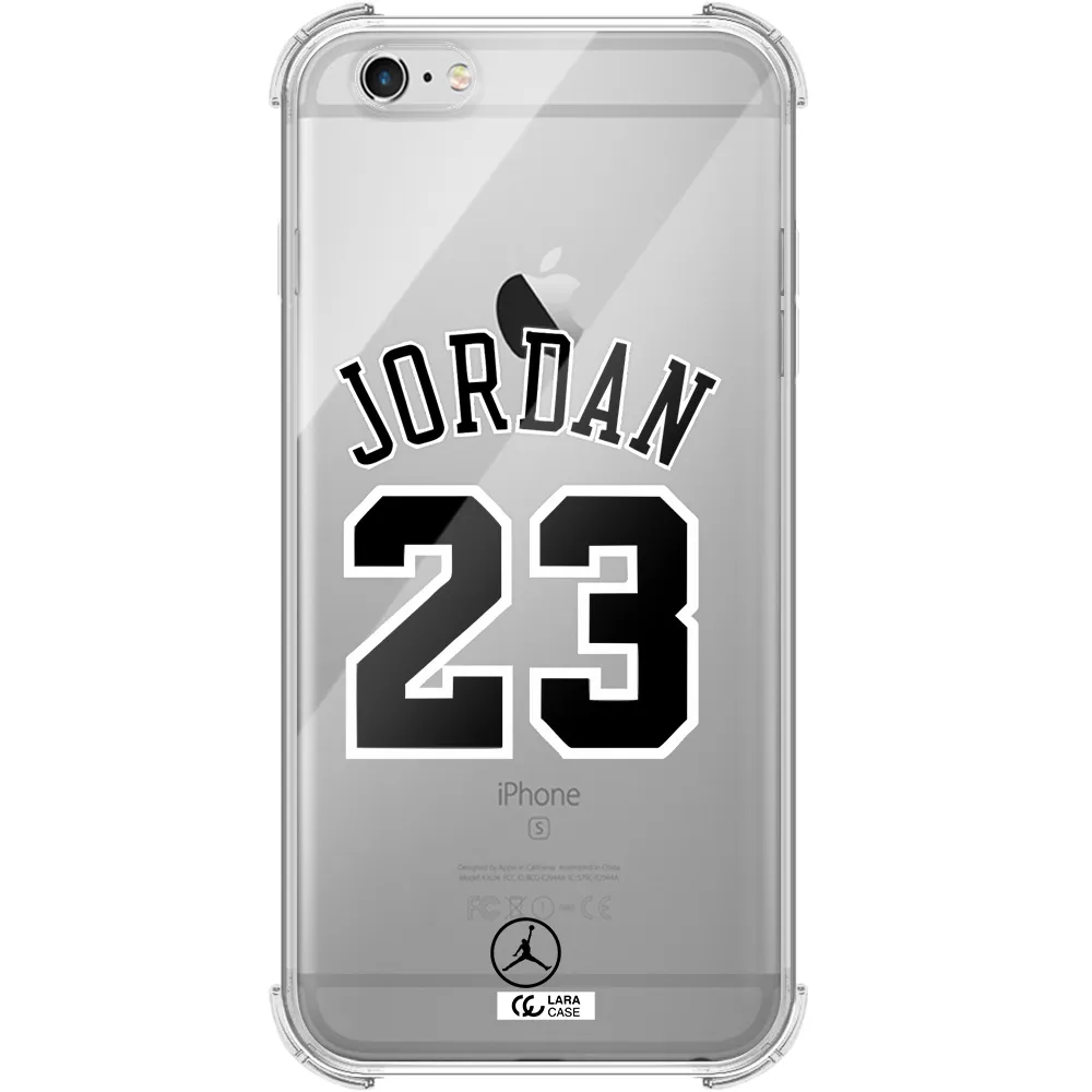 Twenty Three Jordan Apple iPhone 6 s plus Clear PC Case