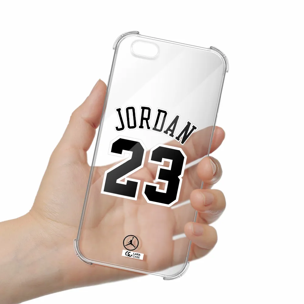Twenty Three Jordan Apple iPhone 6 s plus Clear PC Case